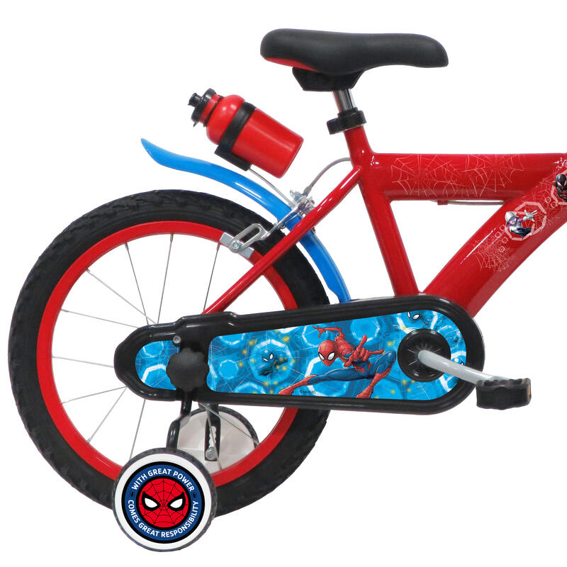 Gereviseerd - Fiets 16 inch 5-7 jaar Spider-Man