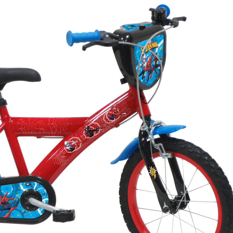 Gereviseerd - Fiets 16 inch 5-7 jaar Spider-Man