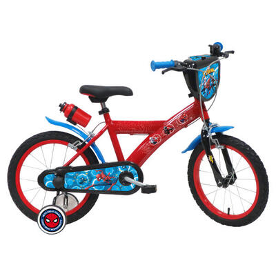 Kinderfiets 16 inch 5-7 jaar spider-man