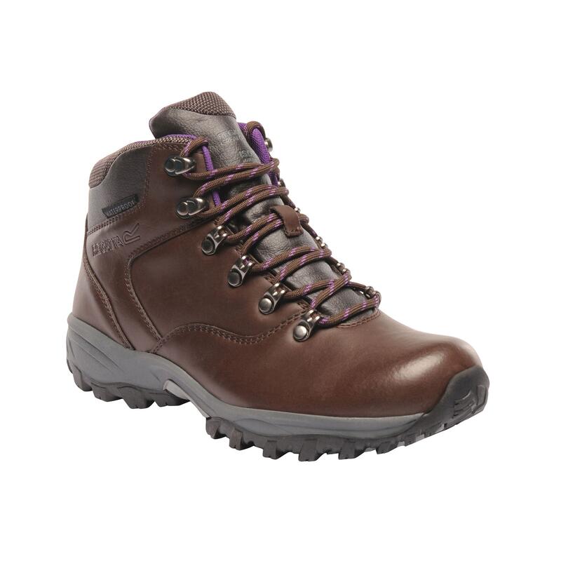 Lady Bainsford Dames Hiking Wandelschoenen - Bruin / grijs