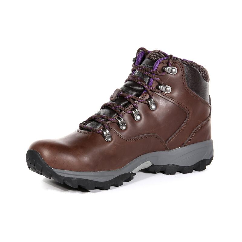 Lady Bainsford Dames Hiking Wandelschoenen - Bruin / grijs