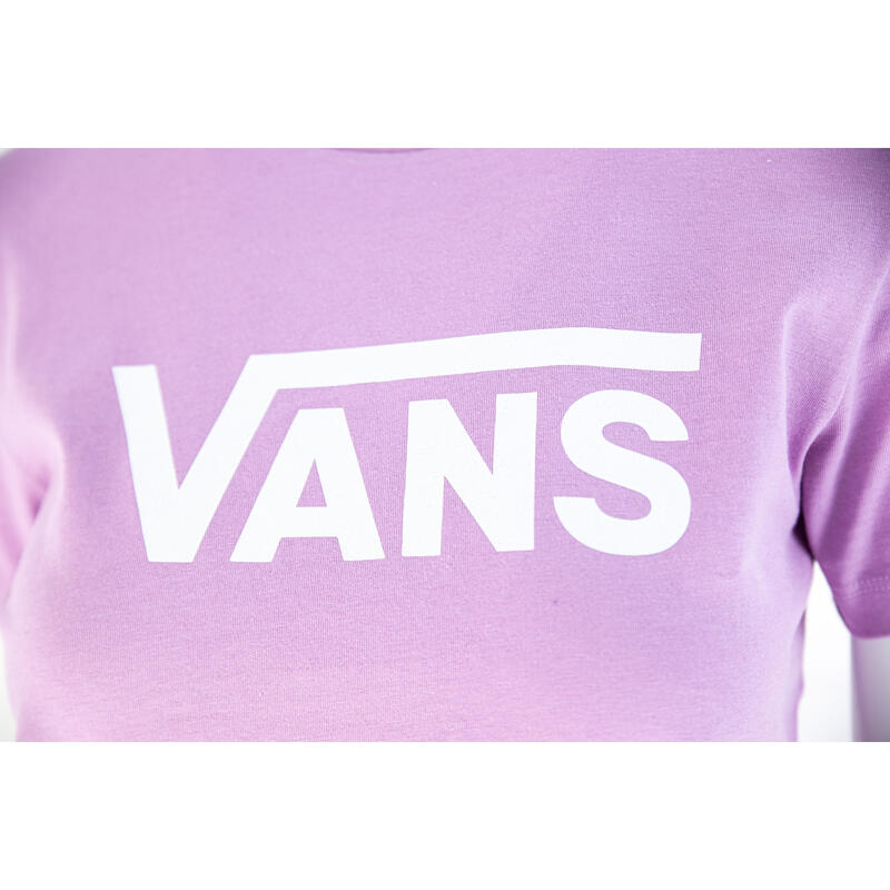 T-Shirt Vans Drop V Crew-b, Roxo, Mulheres