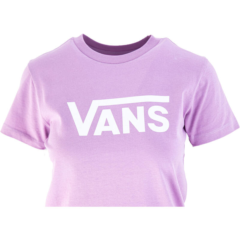 T-shirt Vans Drop V Crew-b, Paars, Dames