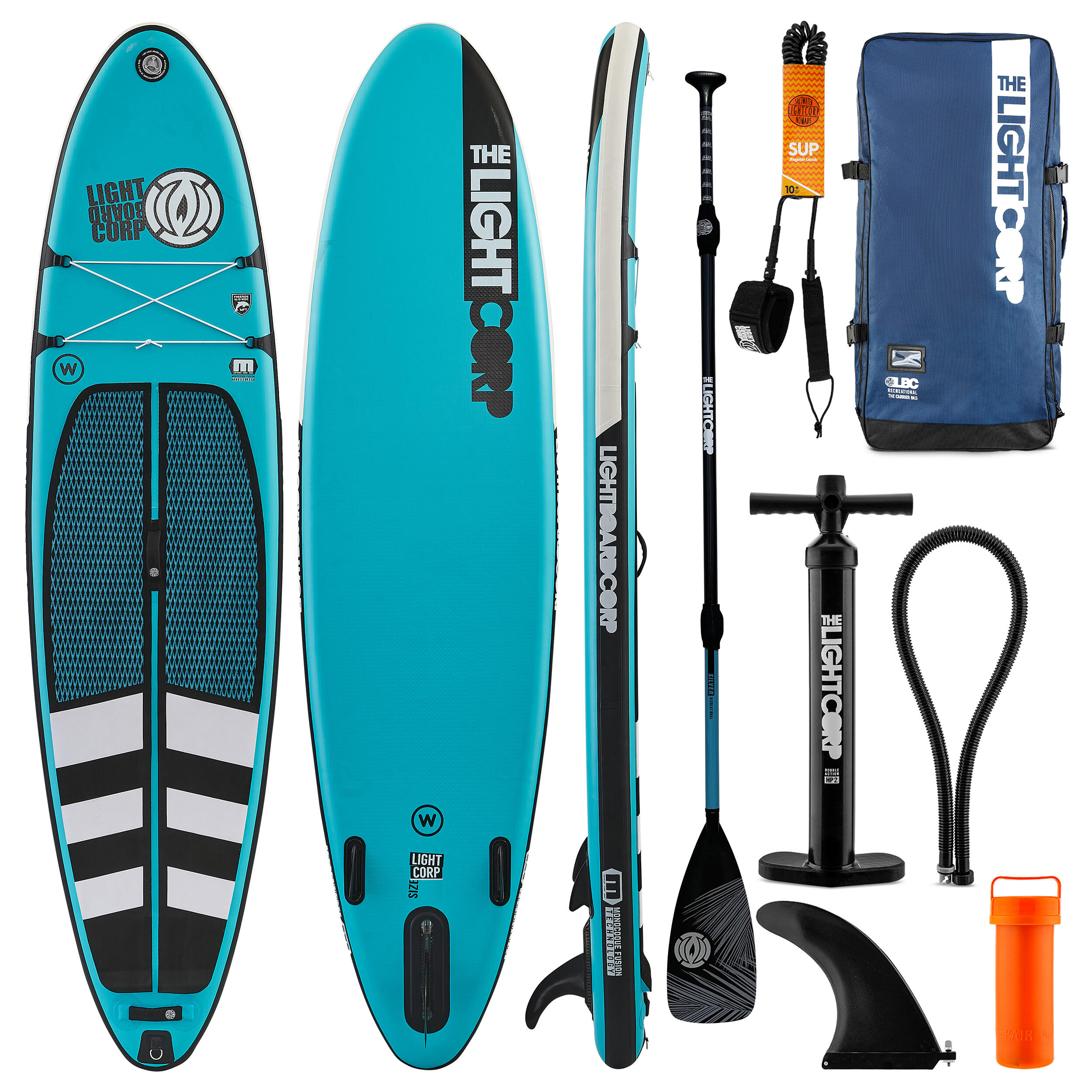 LIGHT BOARD CORP ISUP The Blue Series Freeride Youth Package 9'8" x 26.5"