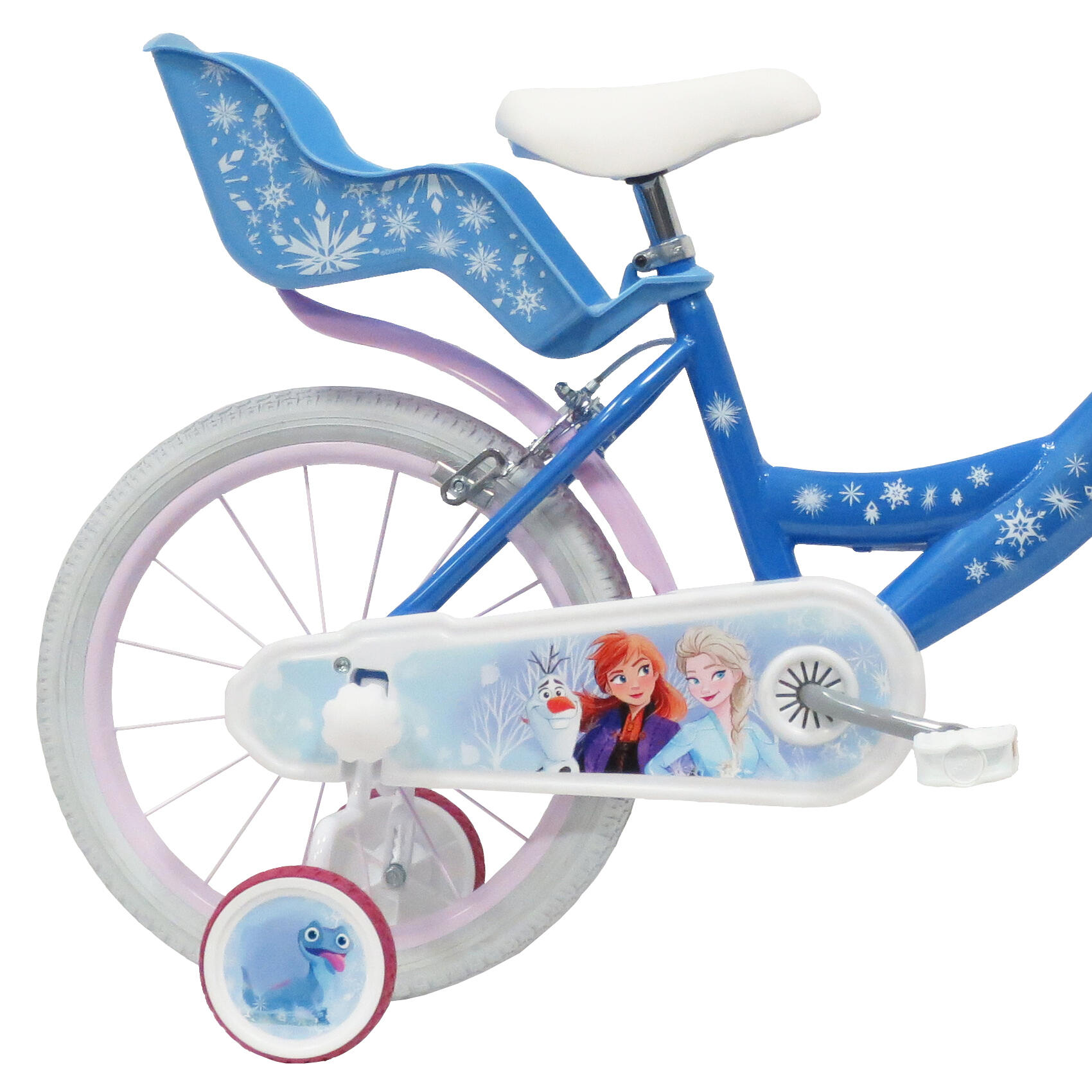 Vélo Enfant 16 Pouces Frozen 5-7 Ans 2/4