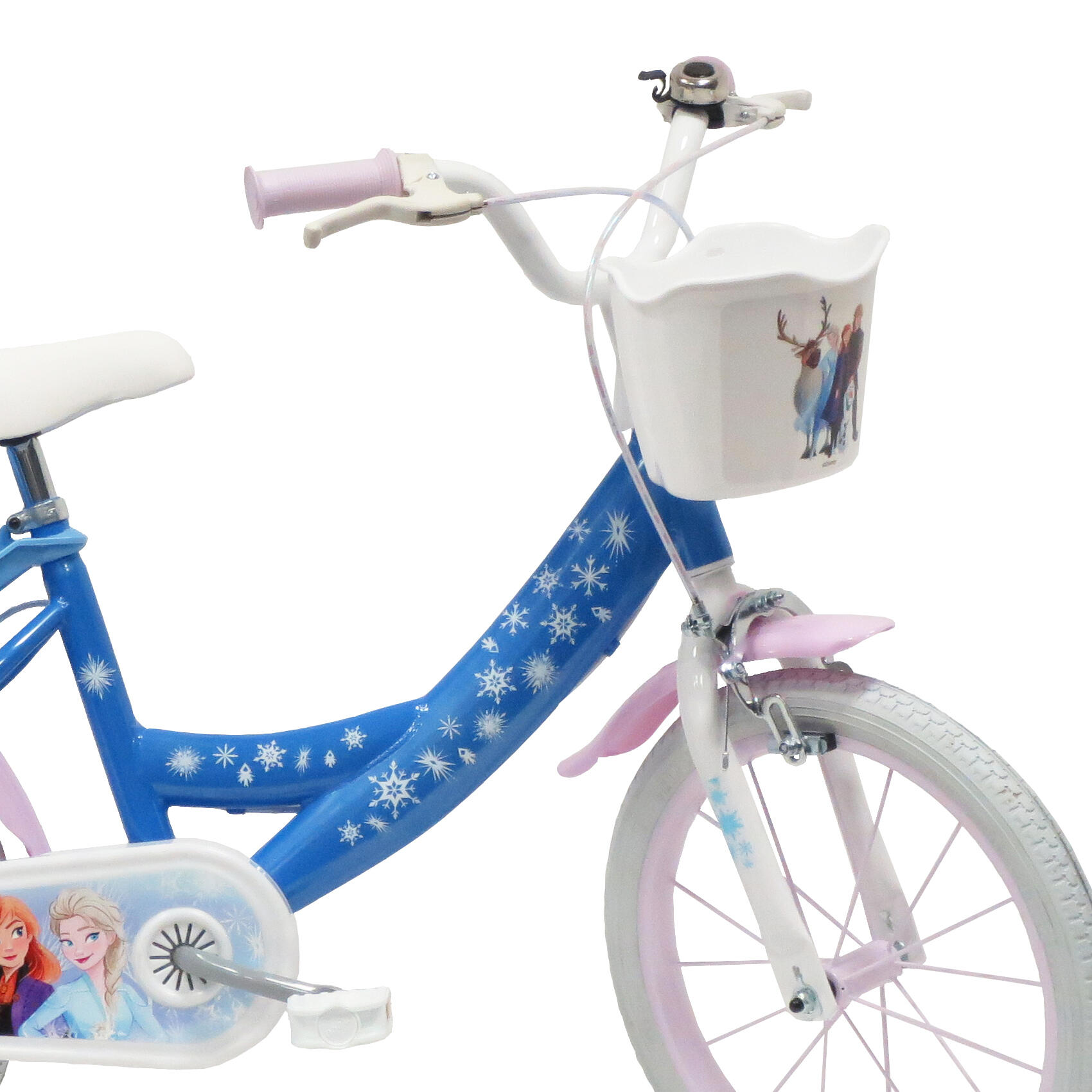 Vélo Enfant 16 Pouces Frozen 5-7 Ans 3/4