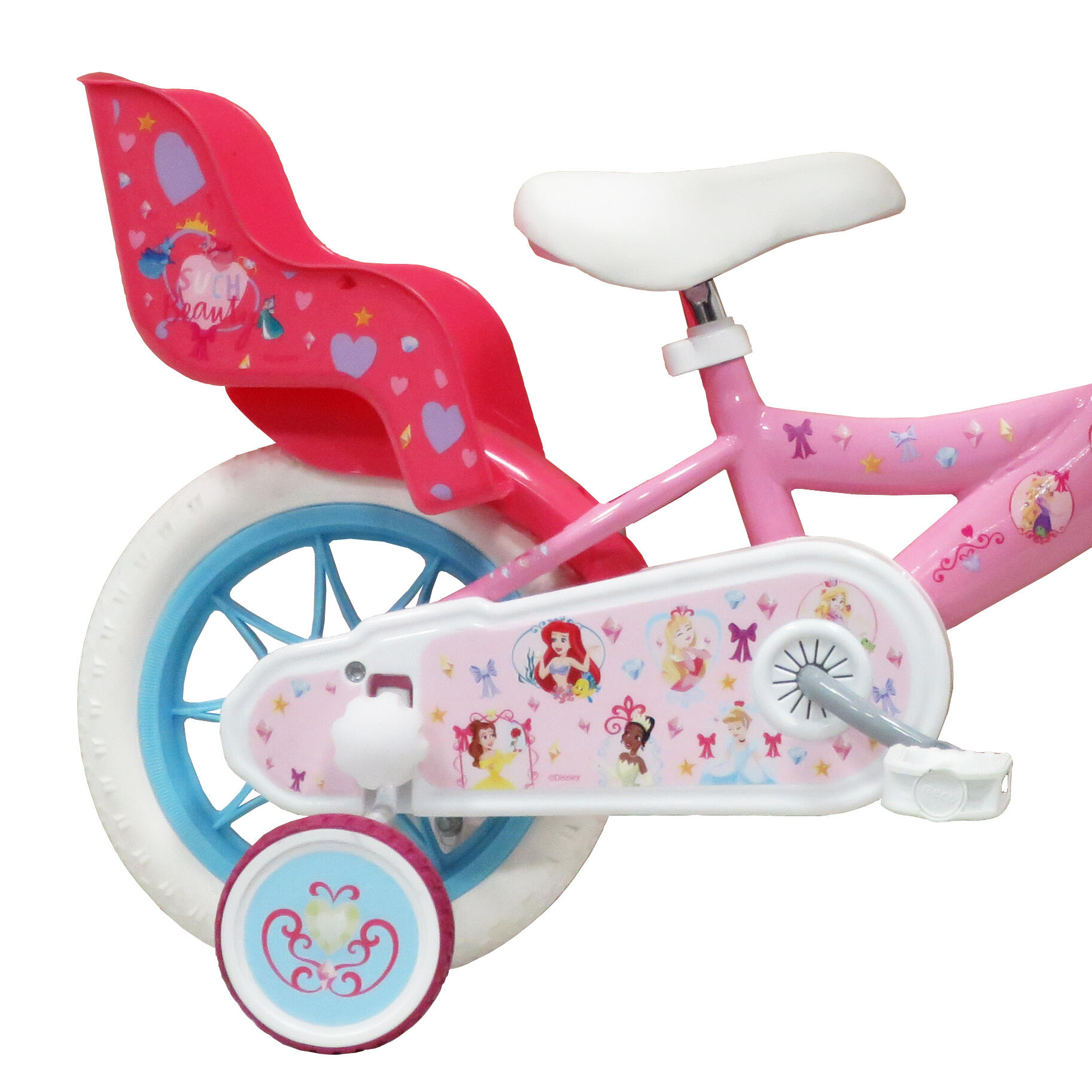 Kinderfiets 12 inch 3 jaar Disney Princess 2/4