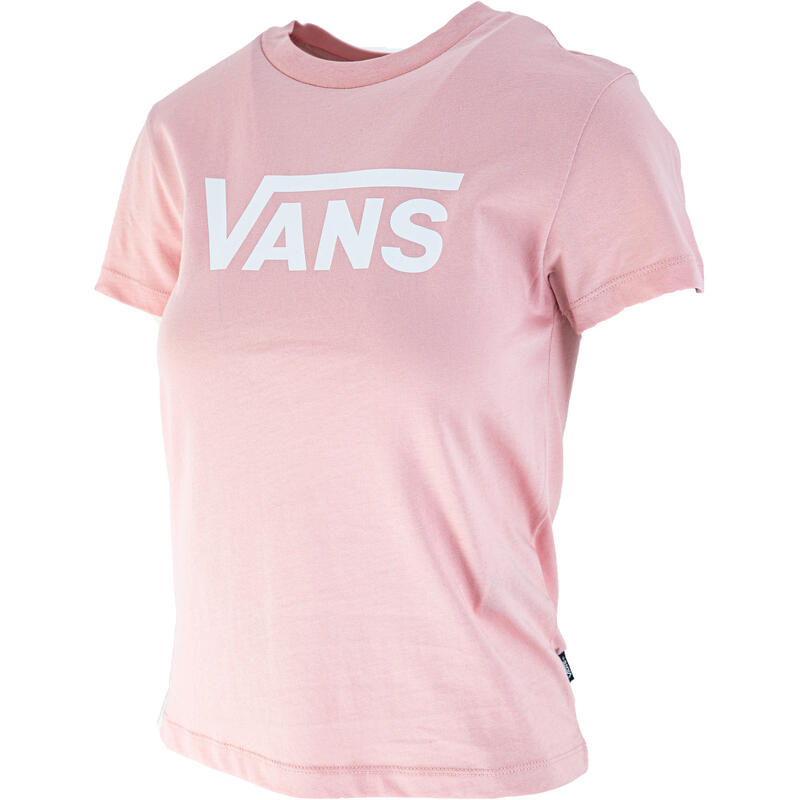 T-Shirt Vans Drop V SS Crew-b, Cor de rosa, Mulheres