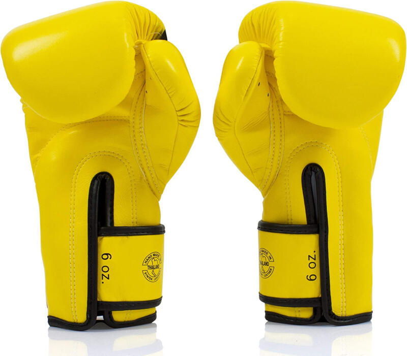 Guantoni da boxe Fairtex BGV14 – Microfibra – Giallo – 12 oz 3/4
