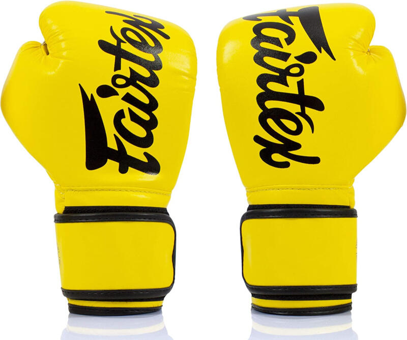 Guantoni da boxe Fairtex BGV14 – Microfibra – Giallo – 12 oz 2/4