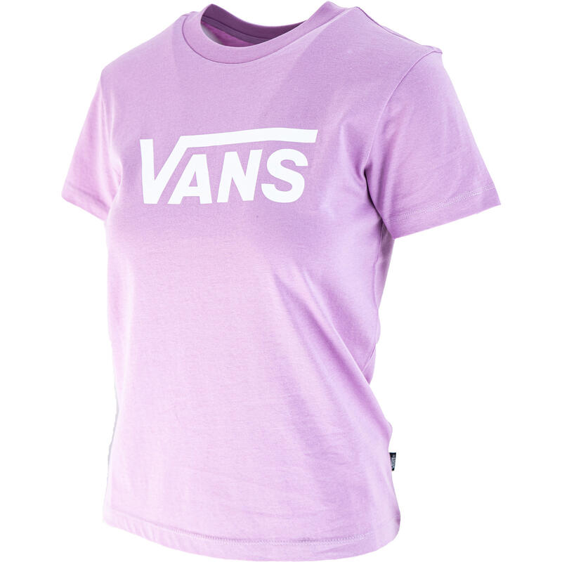 T-shirt Vans Drop V Crew-b, Paars, Dames