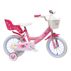 Bicicleta Niños 14 Pulgadas Hello Kitty blanco 4-6 años