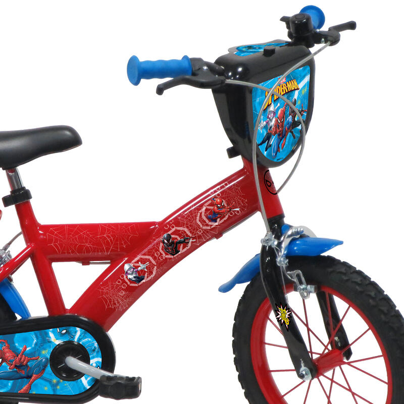 Bicicleta de Menino 14 polegadas Spider-Man 4-6 anos