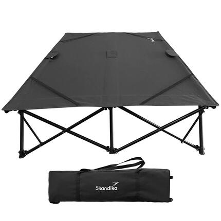 Lit de camp pour deux personnes - Bodo - Lit d'appoint 215x140 cm