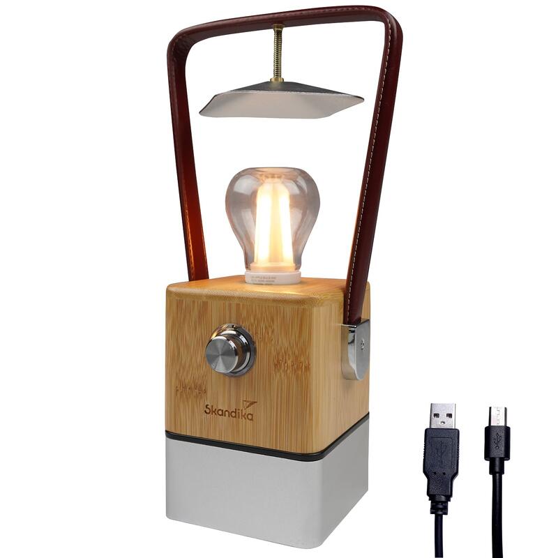 LED Camping Lamp - Aurora - Retro Buitenlantaarn met Powerbank