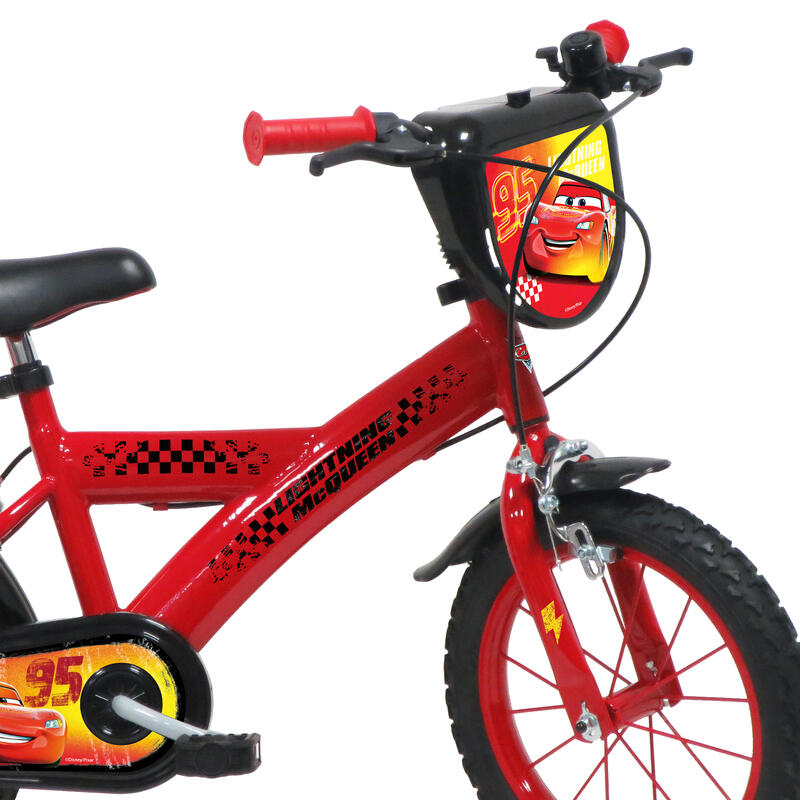 Velo Enfant 14 Pouces Cars 4-6 Ans