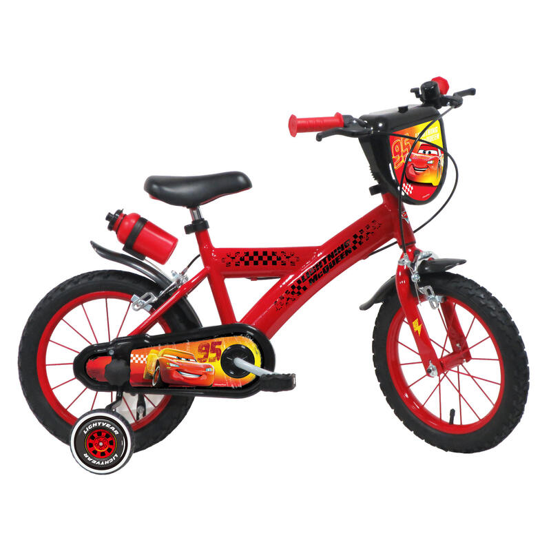 Bicicleta de Menino 14 polegadas Cars 4-6 anos