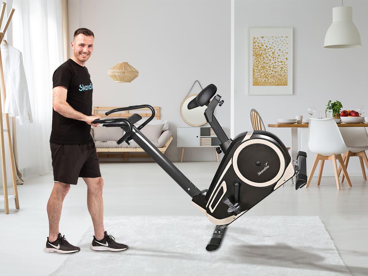 Vélo d'appartement Morpheus - connecté - Inertie 12 kg - 24 prog - 32 niveaux 2/8