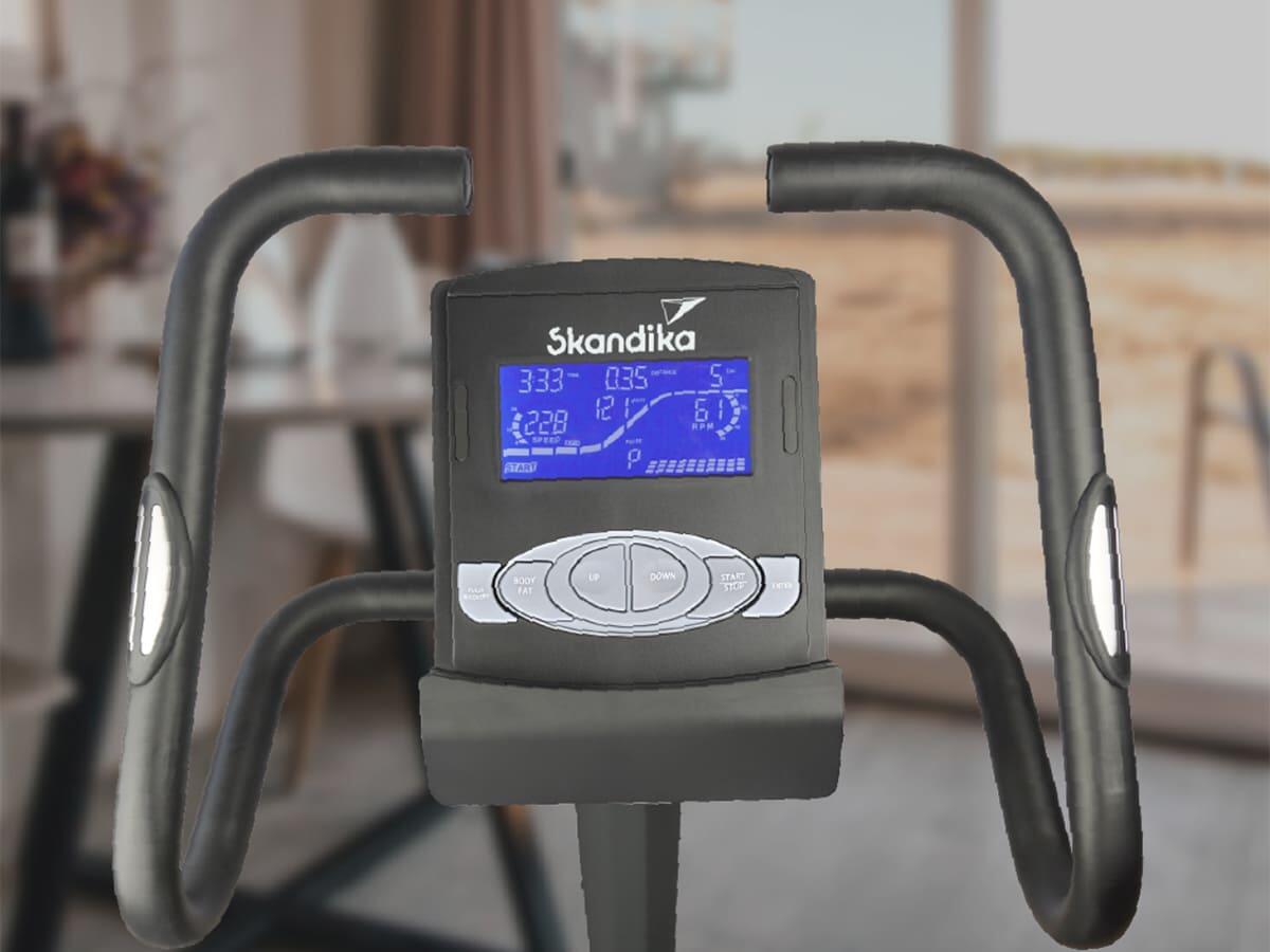 Vélo d'appartement Morpheus - connecté - Inertie 12 kg - 24 prog - 32 niveaux 4/8