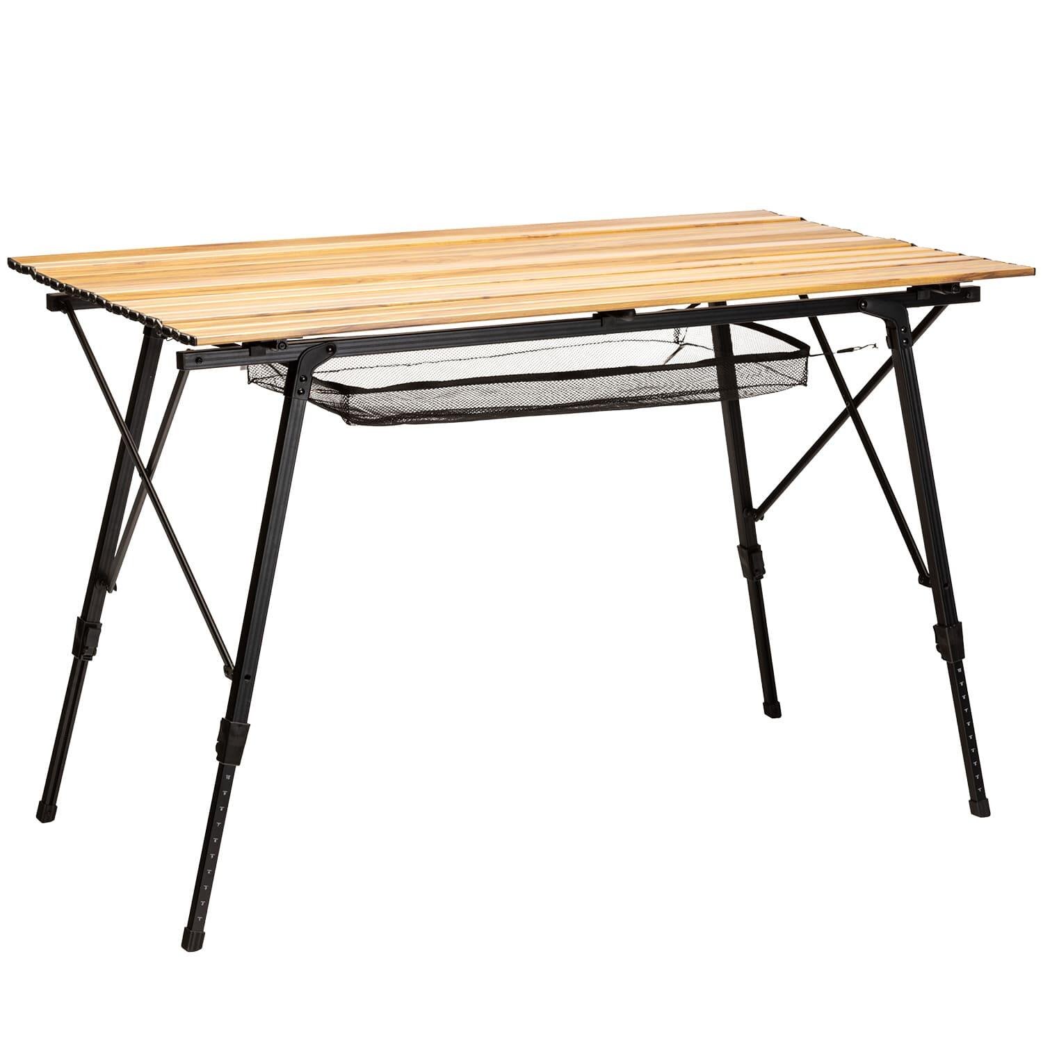 SKANDIKA Campingtafel - Jamsa - opvouwbaar - in hoogte verstelbaar - 120 × 70 cm