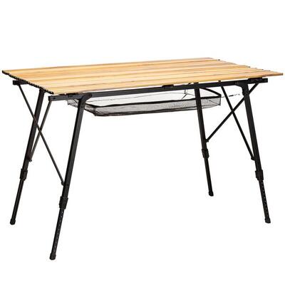 Campingtafel - jamsa - opvouwbaar - in hoogte verstelbaar - 120 × 70 cm