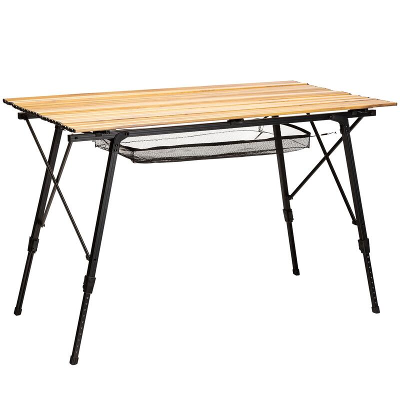 Table de camping pliable aluminium - Jamsa - 120x70 cm