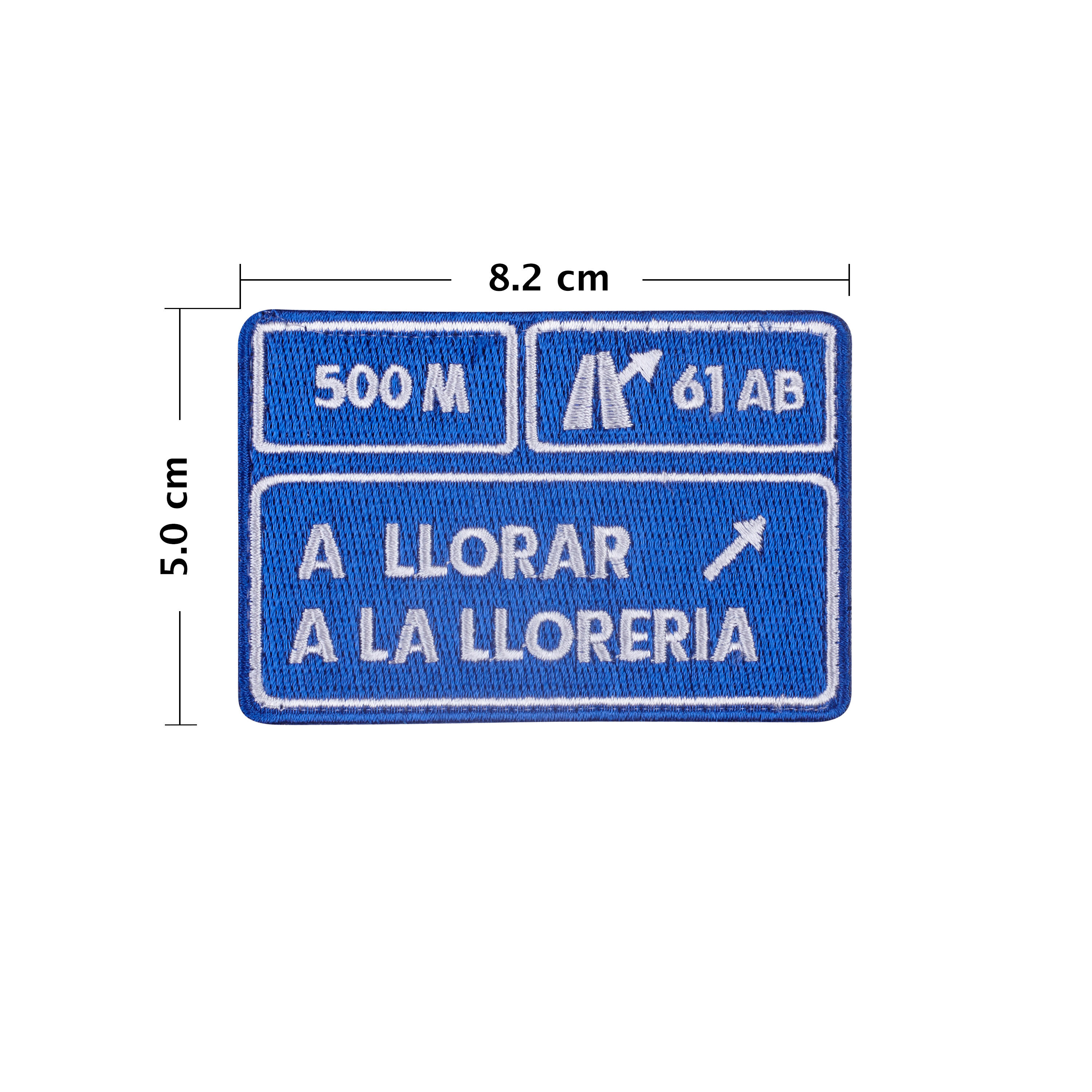 Velcro-patch A llorar a la lloreria Elitex Training 3/4