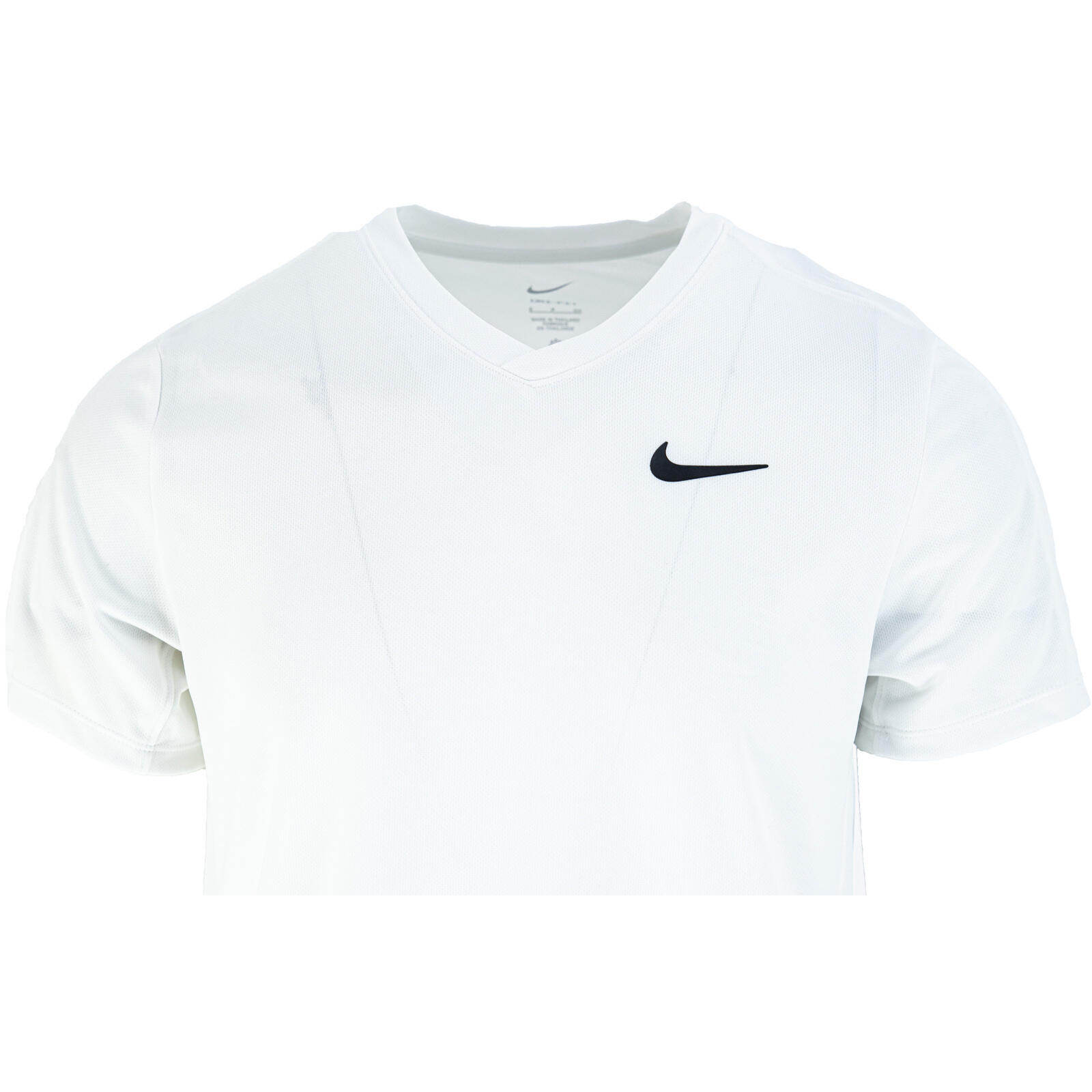 COURT DRI-FIT VICTORY TENNIS TOP WHITE MEN 4/4