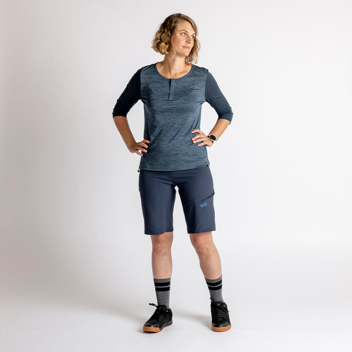 iXS Carve Hip-Hugger Women Shorts Marine 34 2/3