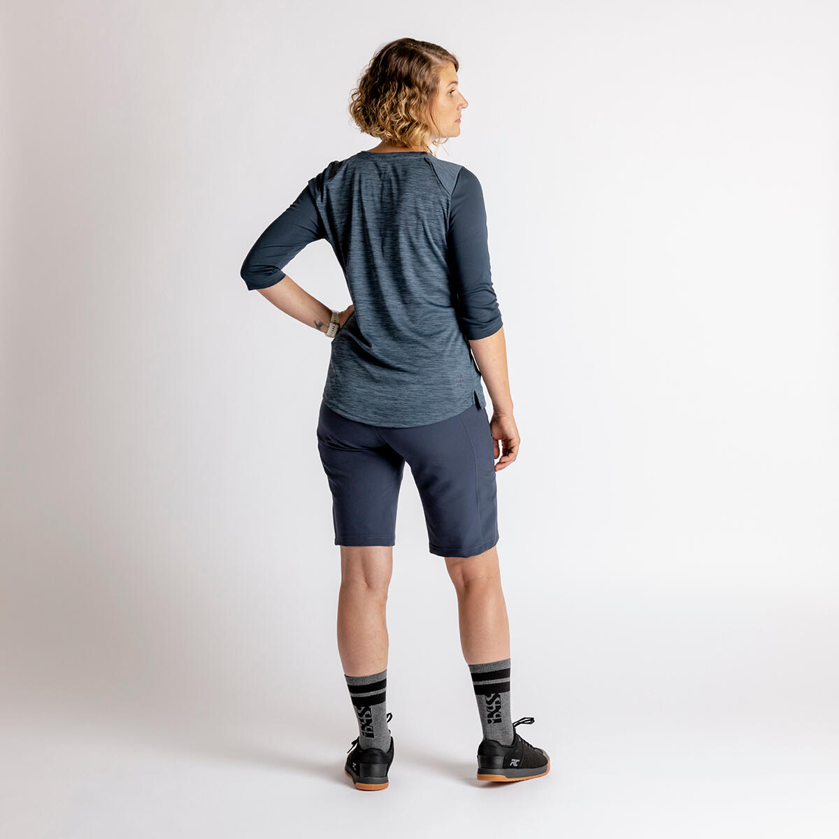 iXS Carve Hip-Hugger Women Shorts Marine 34 3/3