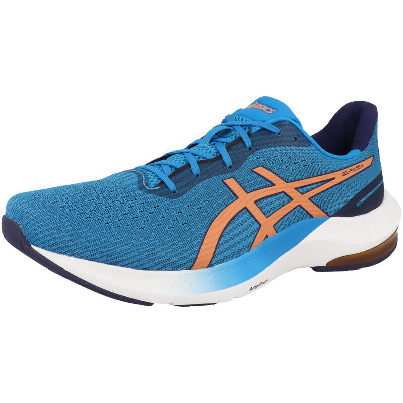 Sapatilhas de corrida para homem - ASICS Gel Pulse 14 - Azul Ilha/Sol Pêssego