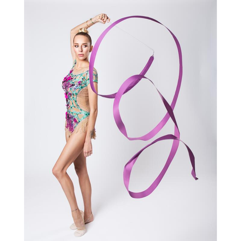 Ruban pour Gymnastique Rythmique avec Baguette 56 cm INDIGO 4,0 m