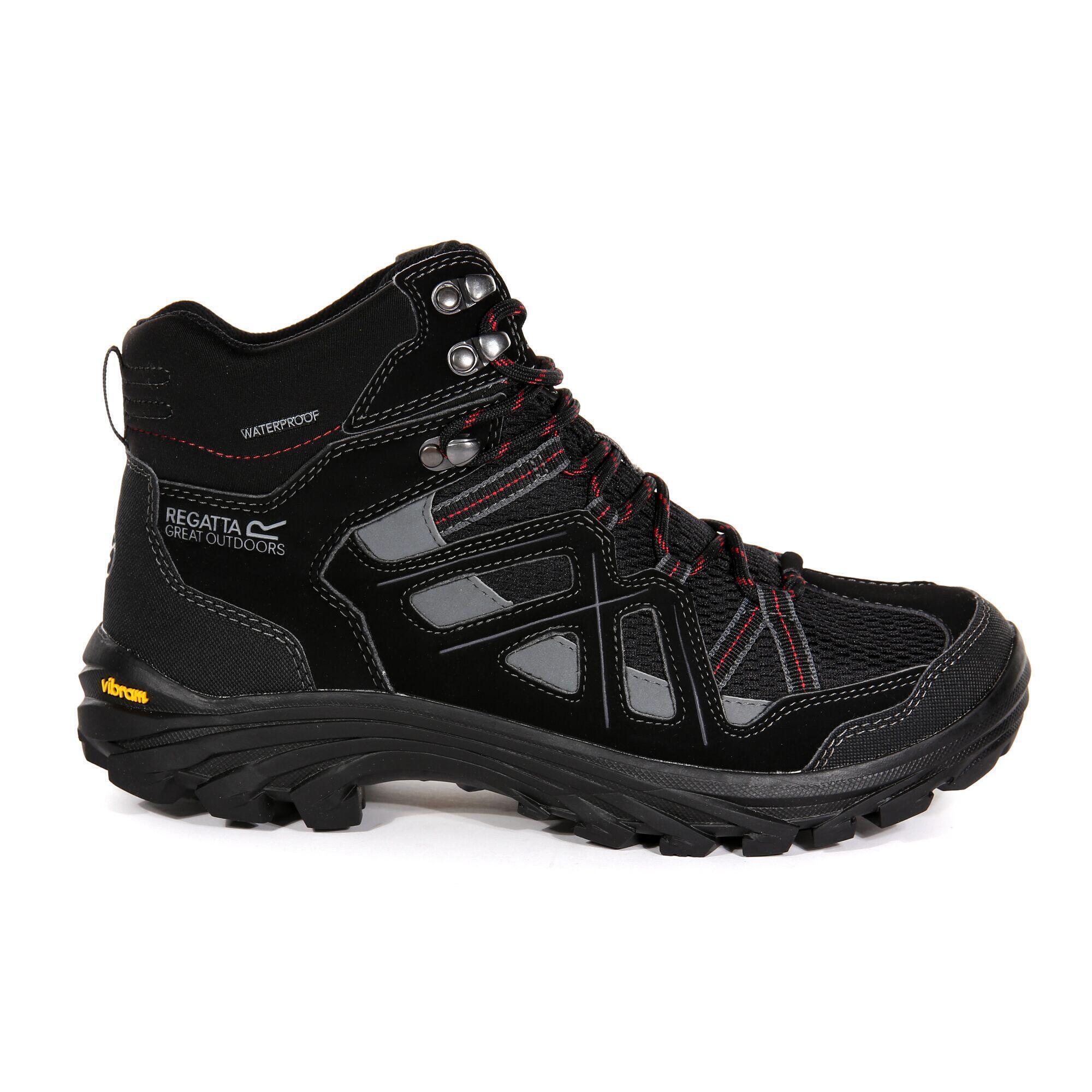 Burrell II Men's Hiking Boots - Black/Grey 1/5