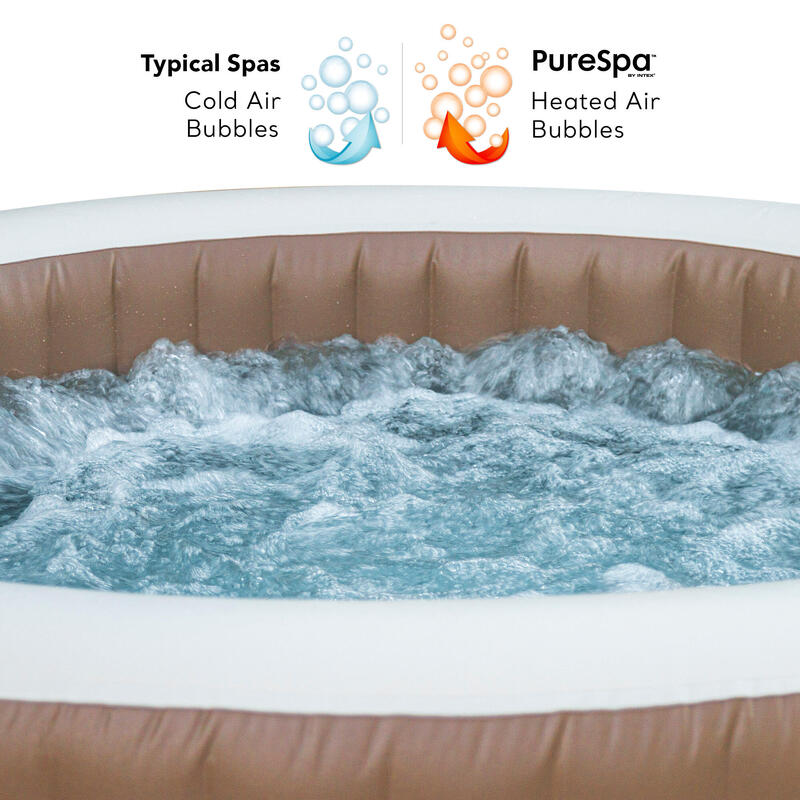 Jacuzzi insuflável Intex bolhas 4 pessoas 795 litros