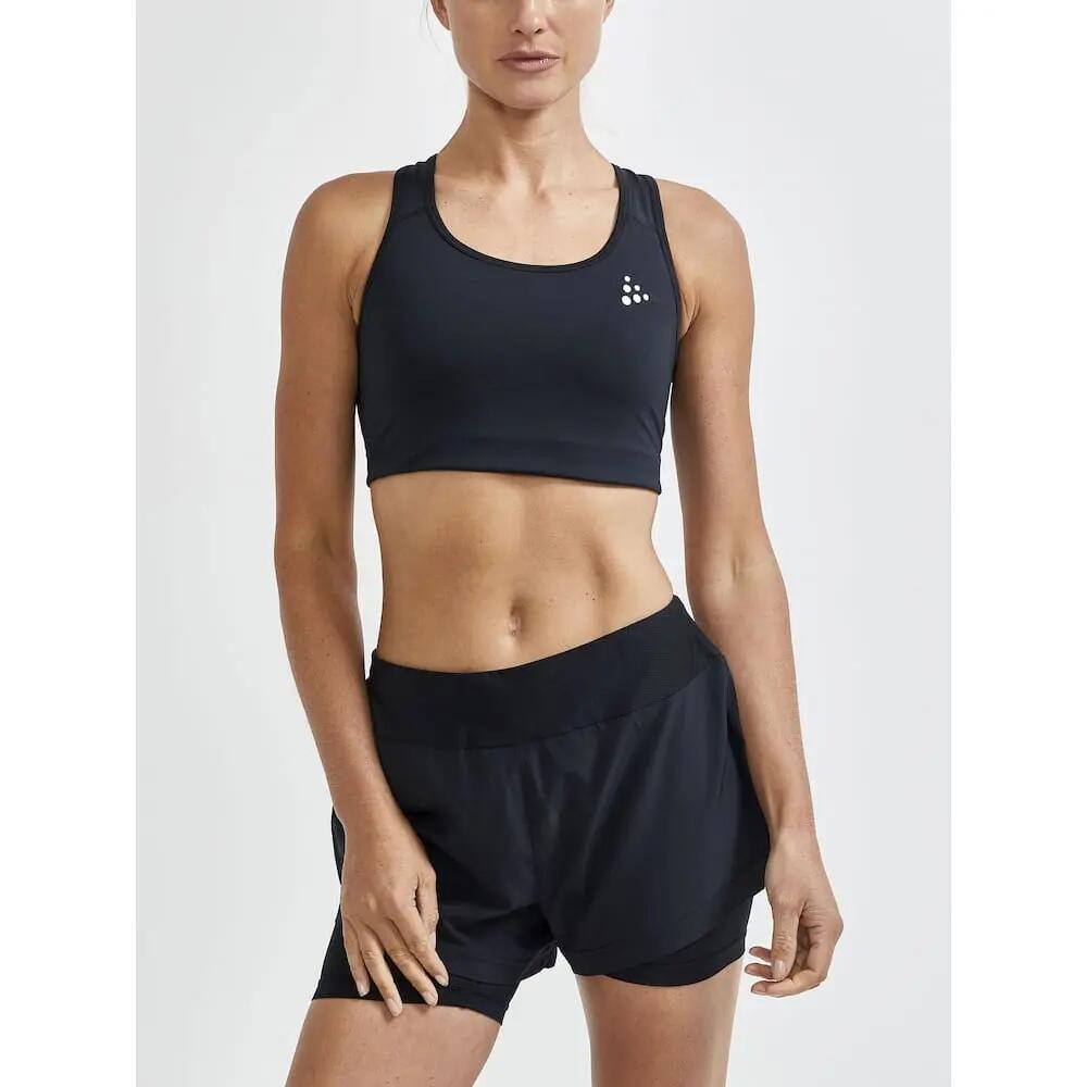 Soutien-gorge sport trail mtb femme Classic noir 2/4