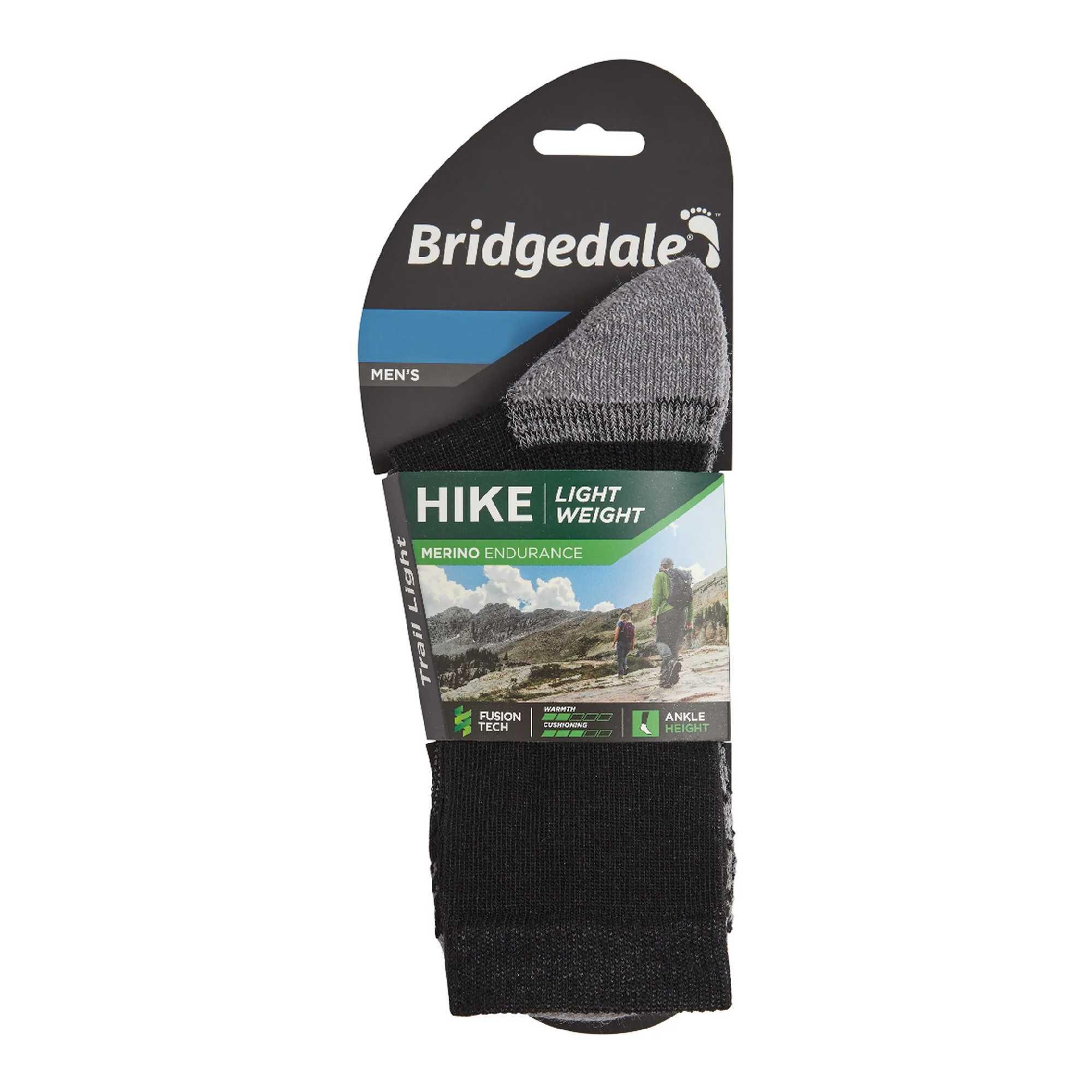 HIKE Lightweight Merino Performance 3/4 Crew Original Men's - Black 2/3