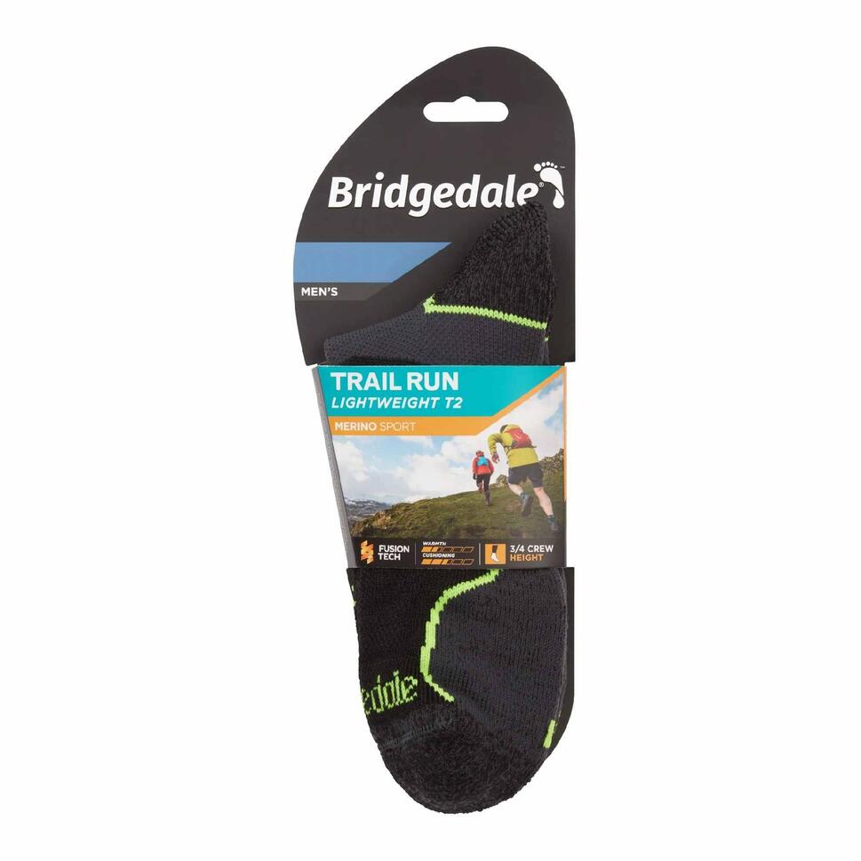 Skarpety biegowe Bridgedale Ultra Lt T2 Merino Sport 3/4 Crew