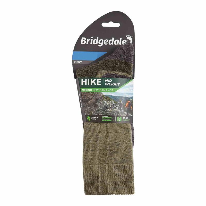 Skarpety trekkingowe Bridgedale Hike Mid Merino P Boot