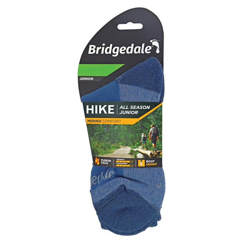 Skarpety Bridgedale Hike All Season Junior Merino Comfort Boot - storm/blue