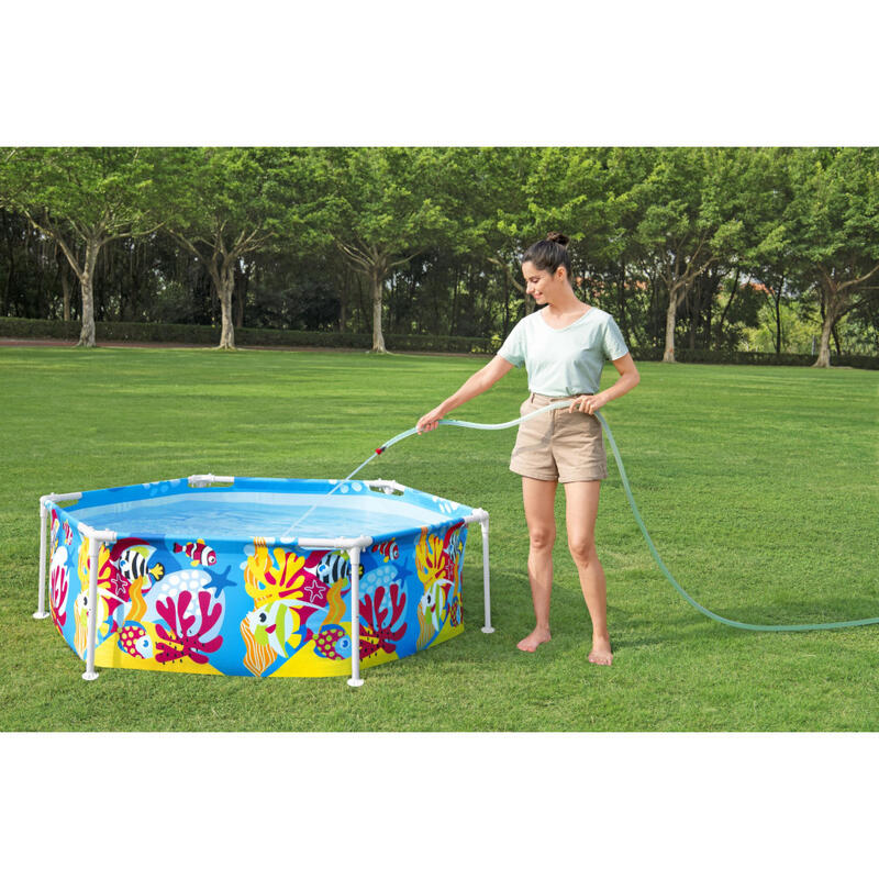 Piscina de superfície infantil Steel Pro UV Careful 183x51 cm