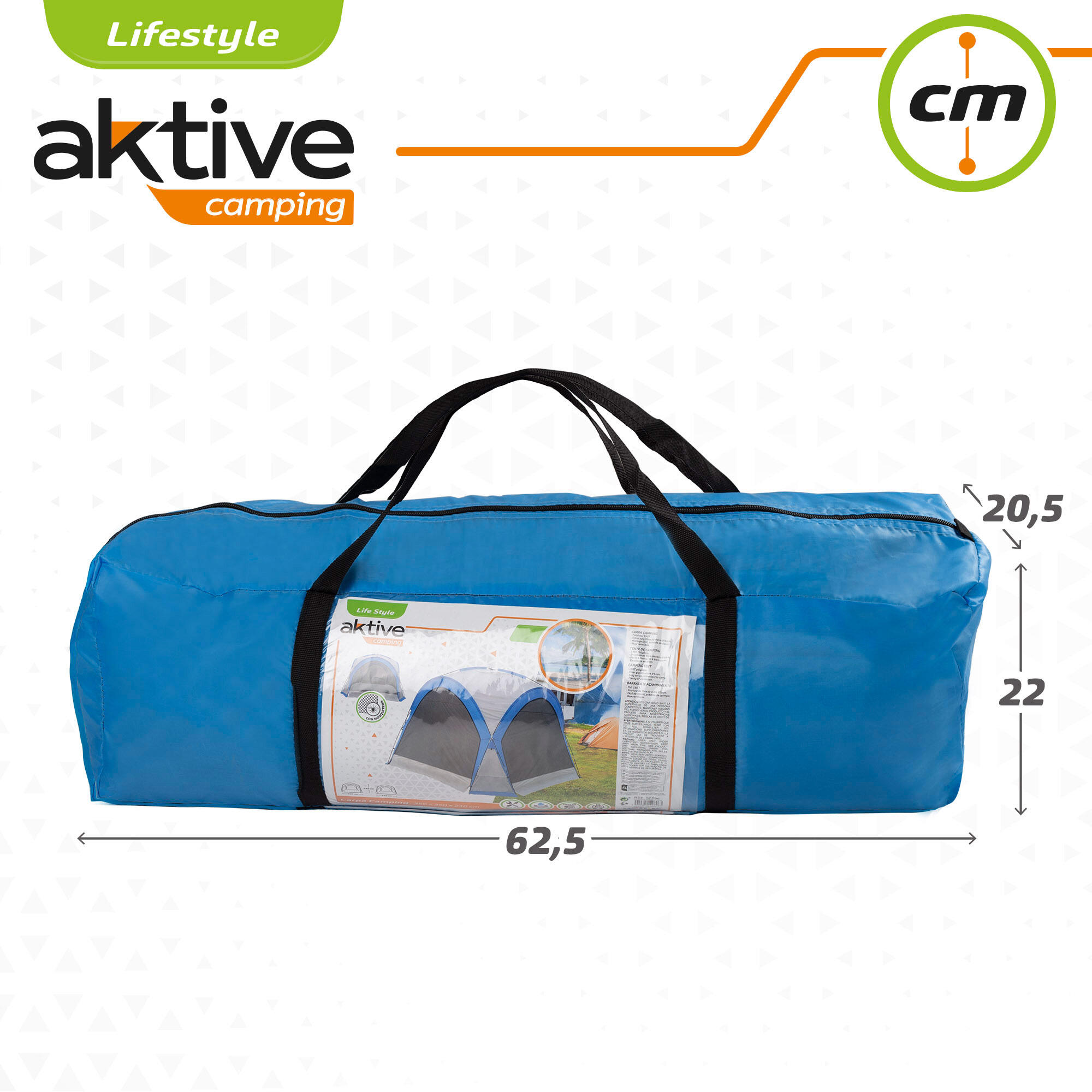 Aktive Tenda da campeggio con zanzariera 7/7