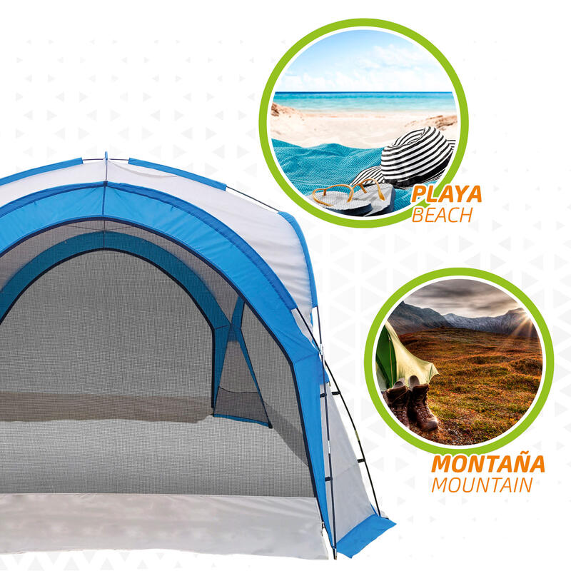 Carpa camping con mosquitera Aktive