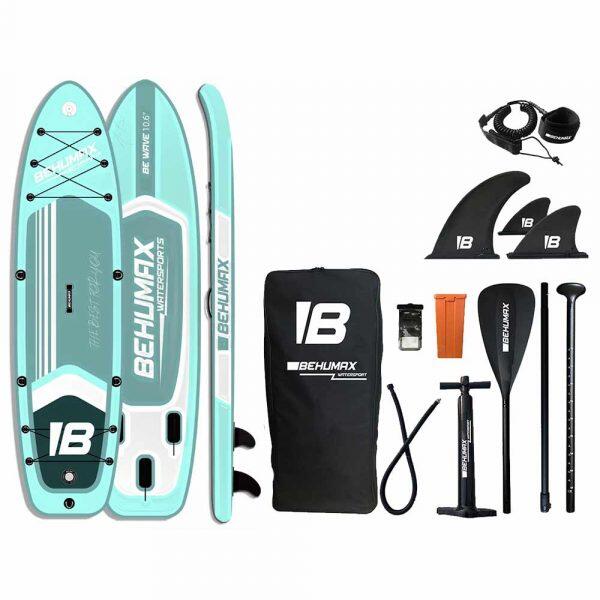 Behumax - Planche De Stand Up Paddle - Be Wave Artic 10.6 Vert Clair - Planche De Stand Up Paddle - Vert - Kid Unique - Decathlon