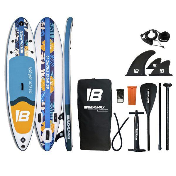 BEHUMAX Tabla Paddle surf hinchable BEHUMAX Be Wave Tropic 10"