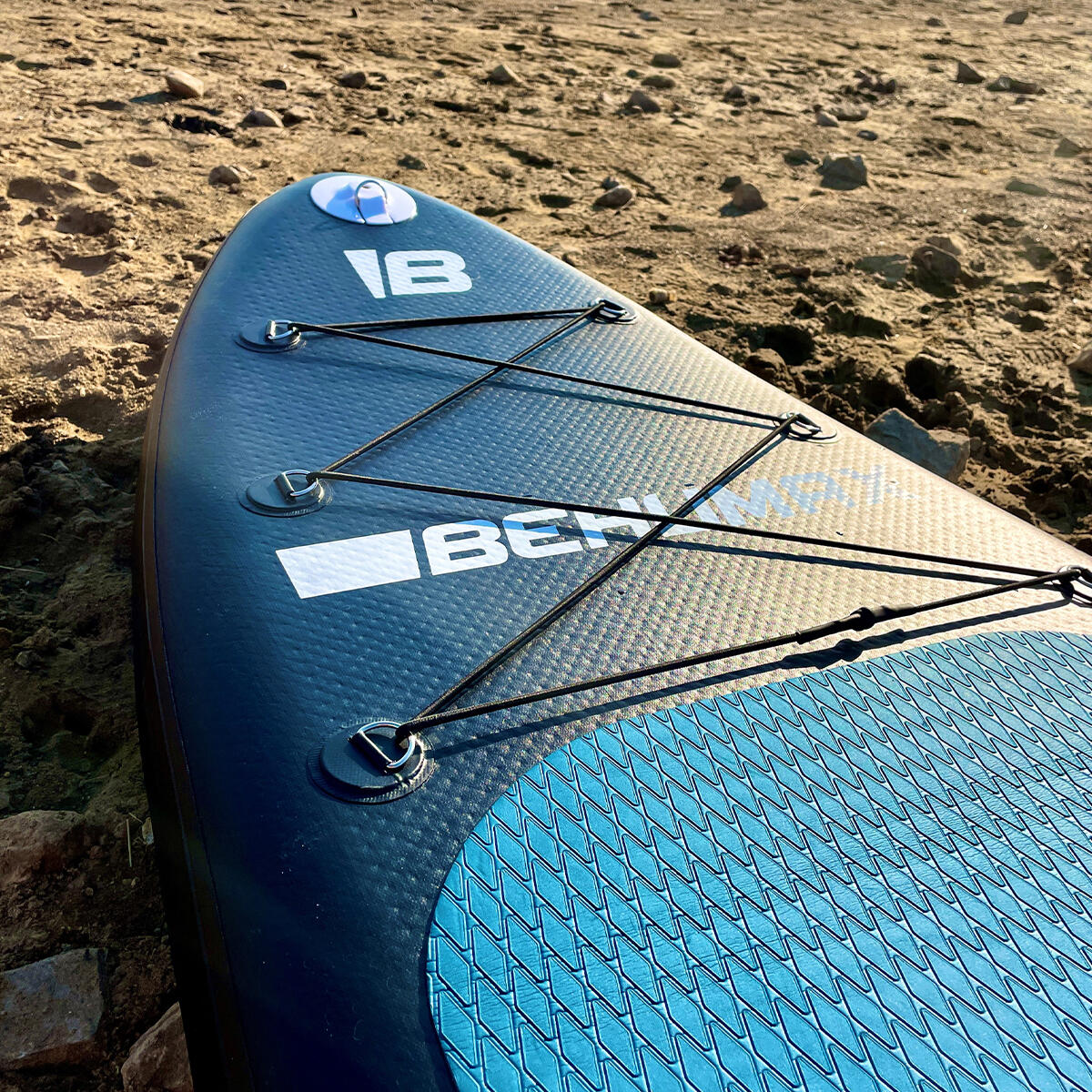 Planche de Stand Up Paddle - Be Wave Dark 10 Noir et Bleu 5/7