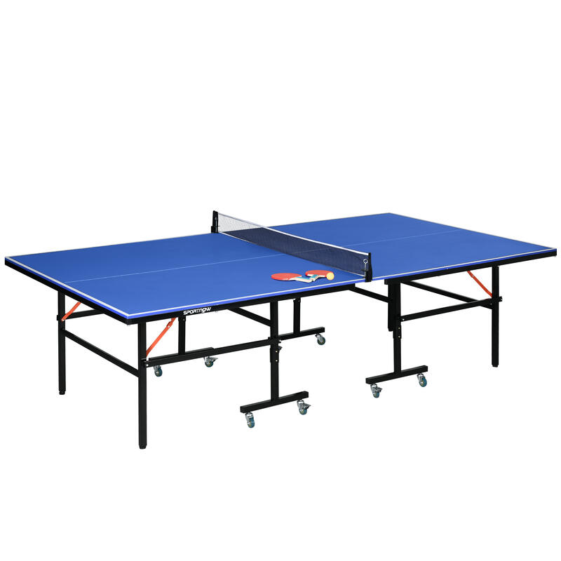 Mesa de ping pong 274x152,5x76 cm azul SPORTNOW