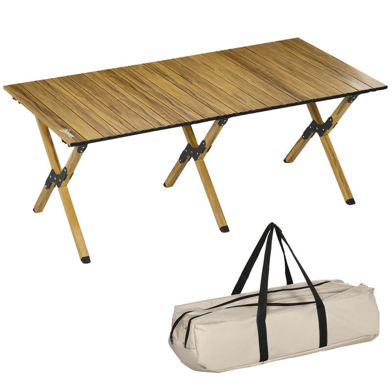 Mesa de camping plegable con sillas, mesa de picnic portátil para camping,  para jardín, barbacoa, fiesta en la playa (color : 4 en 1, tamaño: 15.7 x