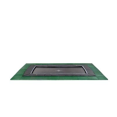 Trampoline groundlevel kinderen dynamic rechthoekig 244 x 427 cm met freezone