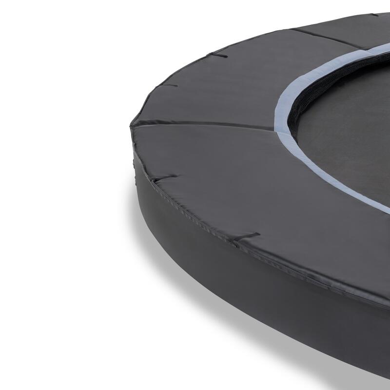 Dynamic groundlevel trampoline ø366cm met Freezone veiligheidstegels