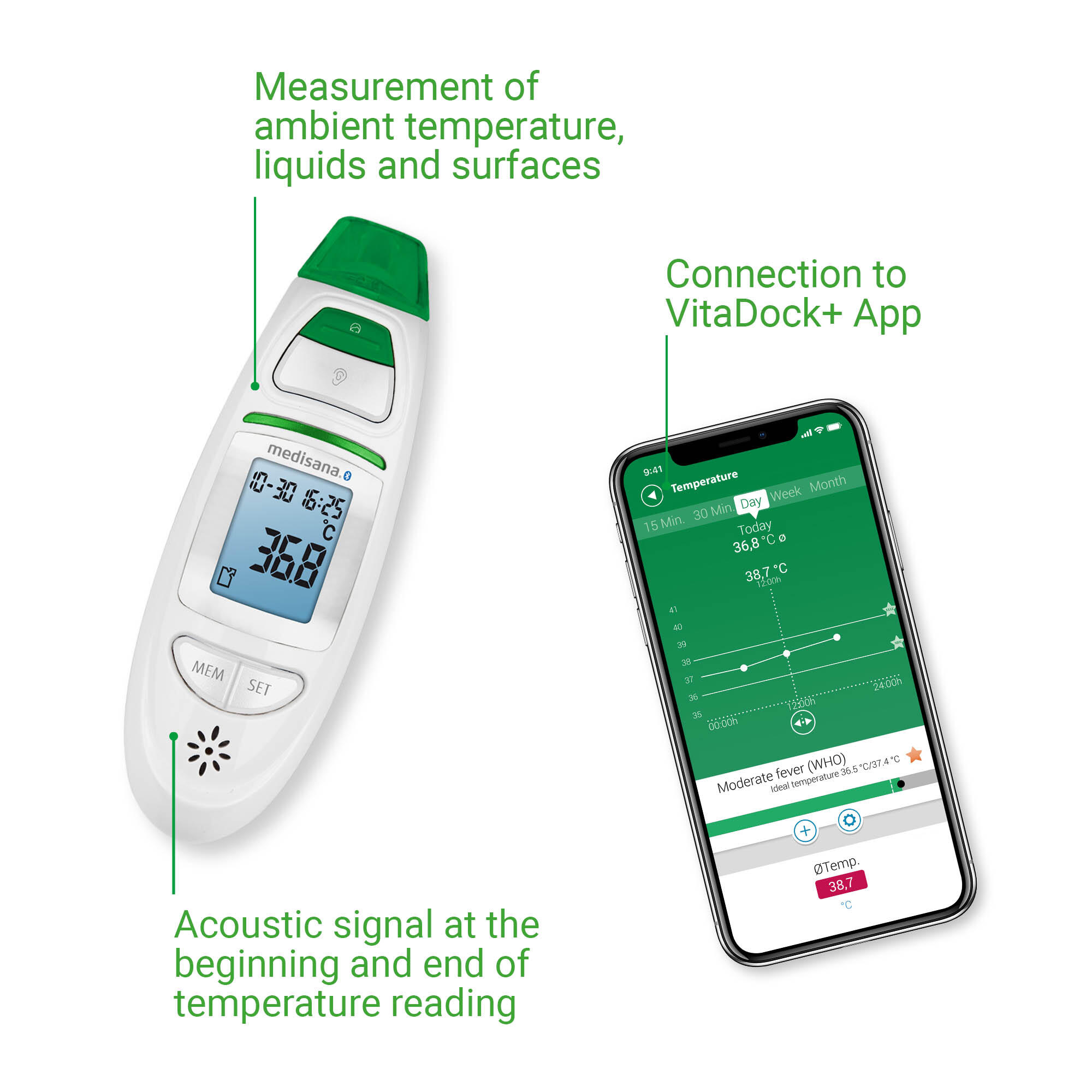 medisana TM 750 Connect - Lichaamsthermometer 5/7